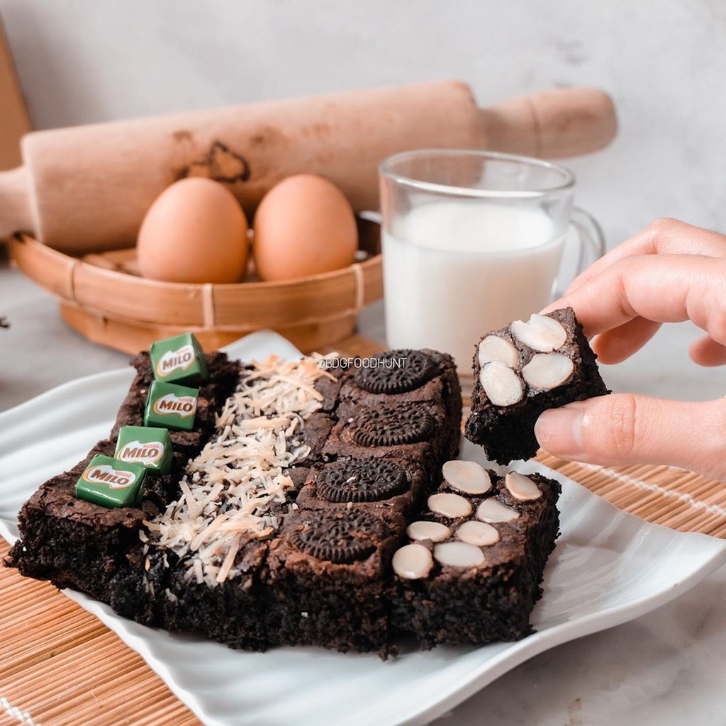 

Brownies Bakar Brownies Skat fudgy