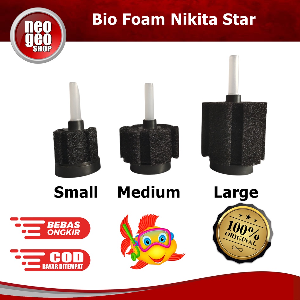 NIKITA STAR BIO FOAM SMALL Aquarium Aquascape Sponge filter