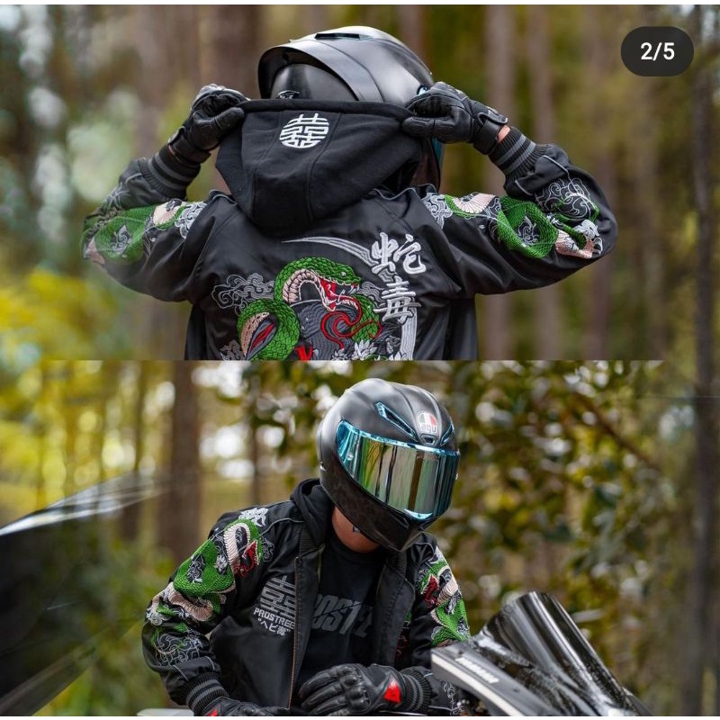 SUKAJAN | PROSTREET | SNAKE VENOMOUS  | NEW | BLACK | PREMIUM Hitam L