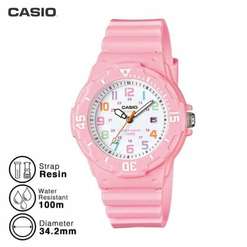 Casio Original LRW-200H / LRW200H Jam Tangan Analog  Wanita Karet