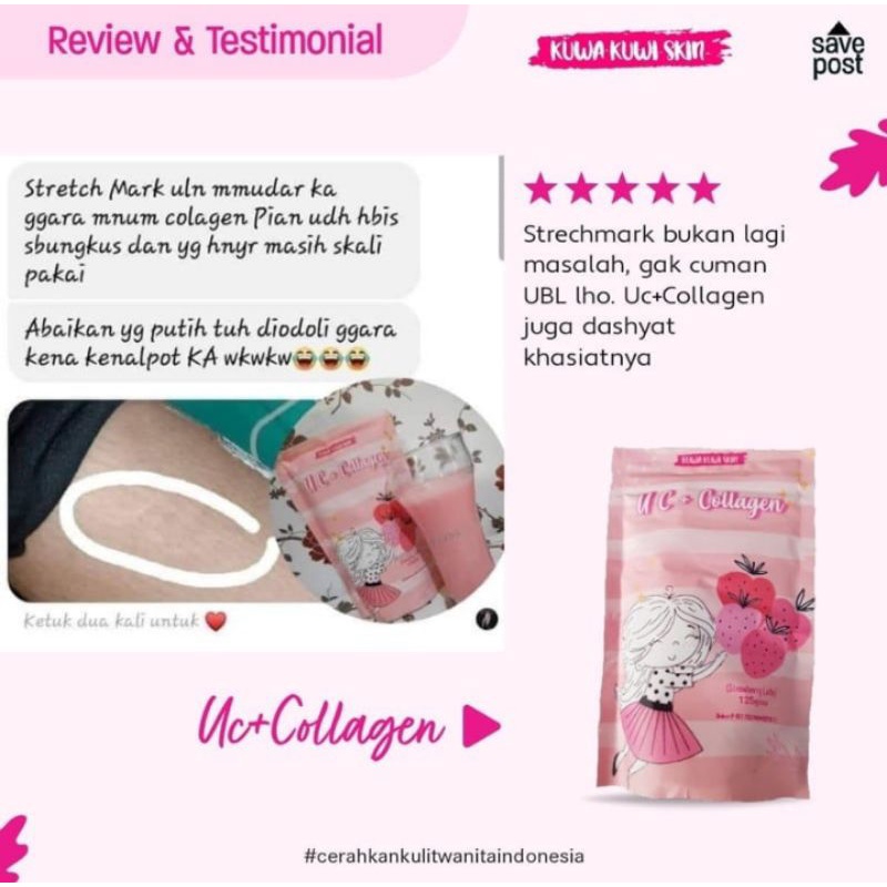 

uc minuman collagen pemutih badan dan menjaga kesehatan