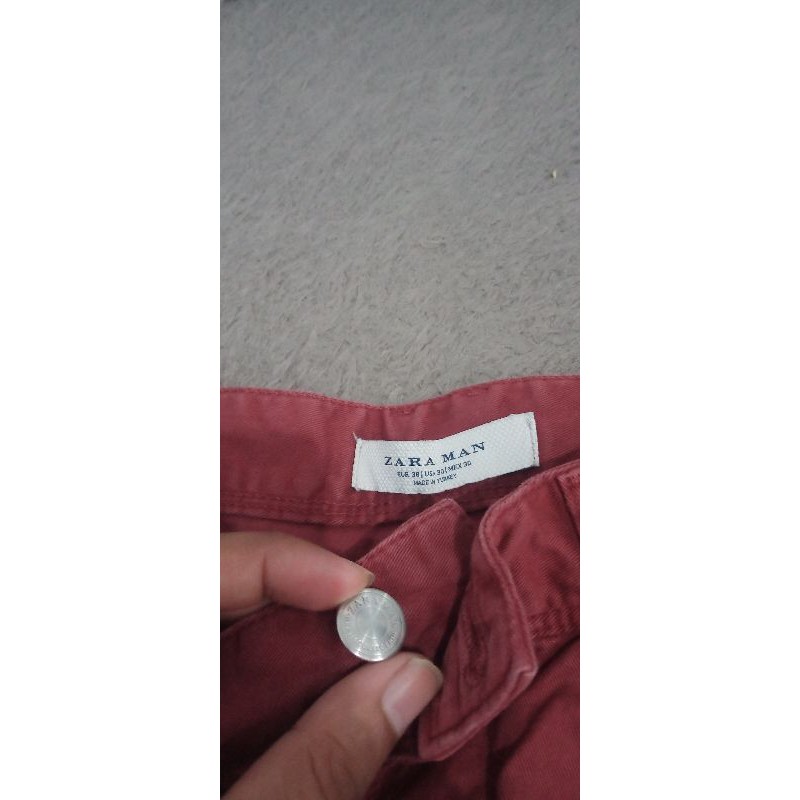 preloved celana panjang chino pria zara man