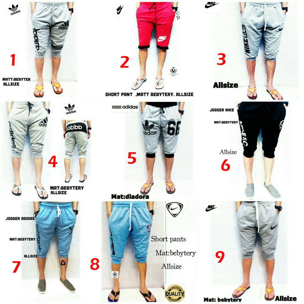 CELANA PENDEK / JOGER PENDEK SPORT PREMIUM PRIA - JOGER PUMA NIKE ADIDAS NIKEFC