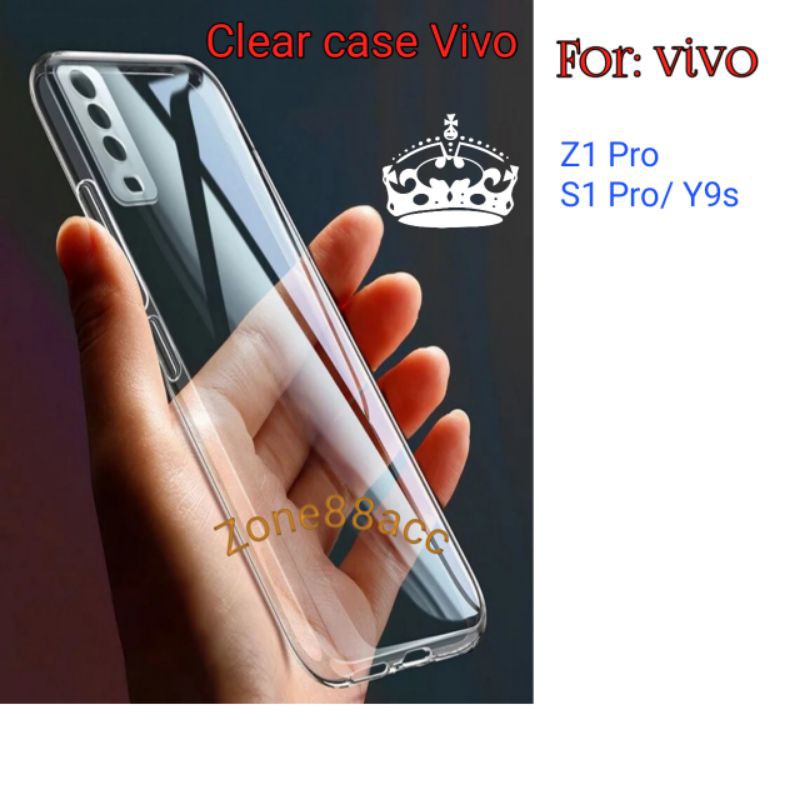 Silicon Z1 S1 Pro Y9s Clear Case Casing Bening Cover Transparan