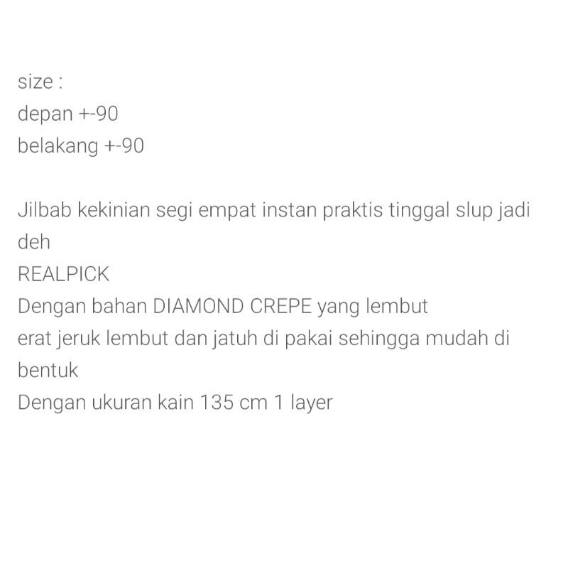 jilbab segitiga instan , jilbab instan , jilbab tanpa pet