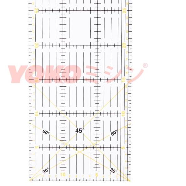 

☞ Quilting Ruller / Penggaris Bahan - Penggaris Quilting TOYO 15 x 30 cm ♪