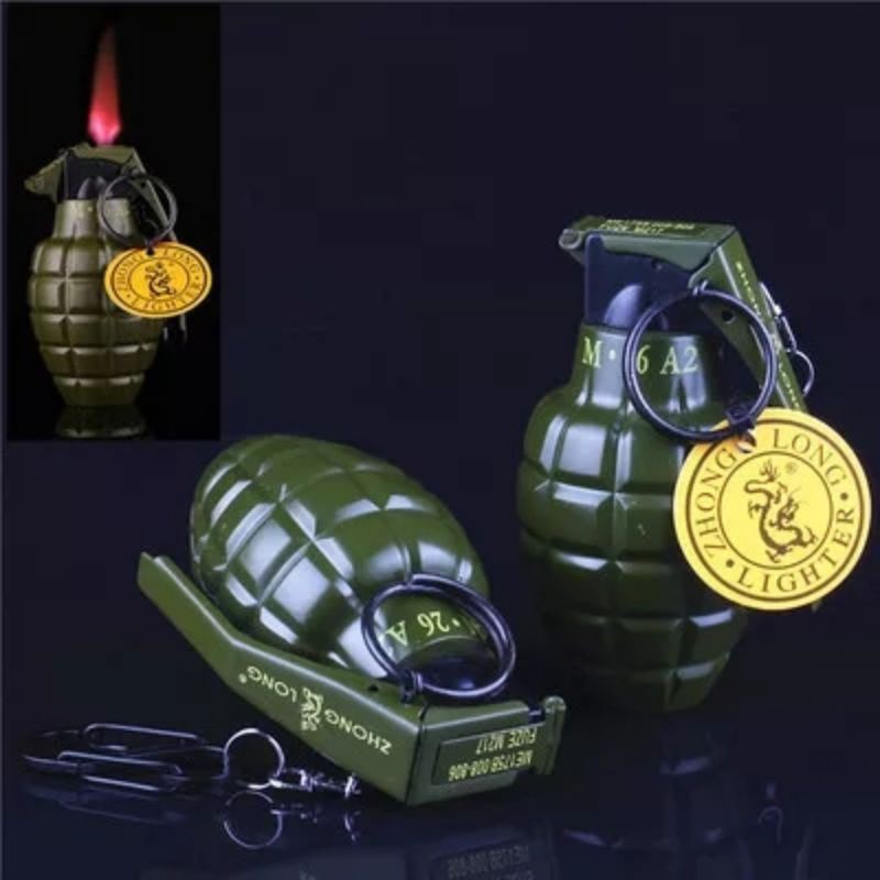 Korek Gas Unik Granat Nanas M26 Green