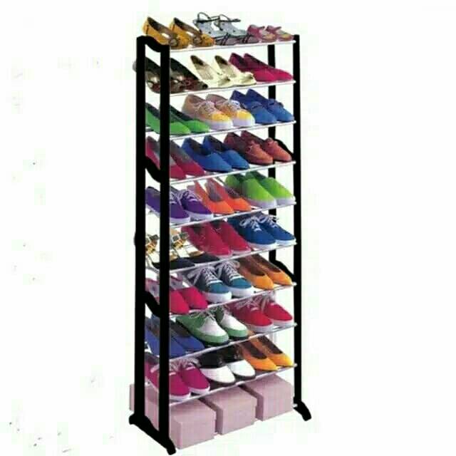 Rak Sepatu 10 Tingkat Amazing Shoe Rack Shopee Indonesia