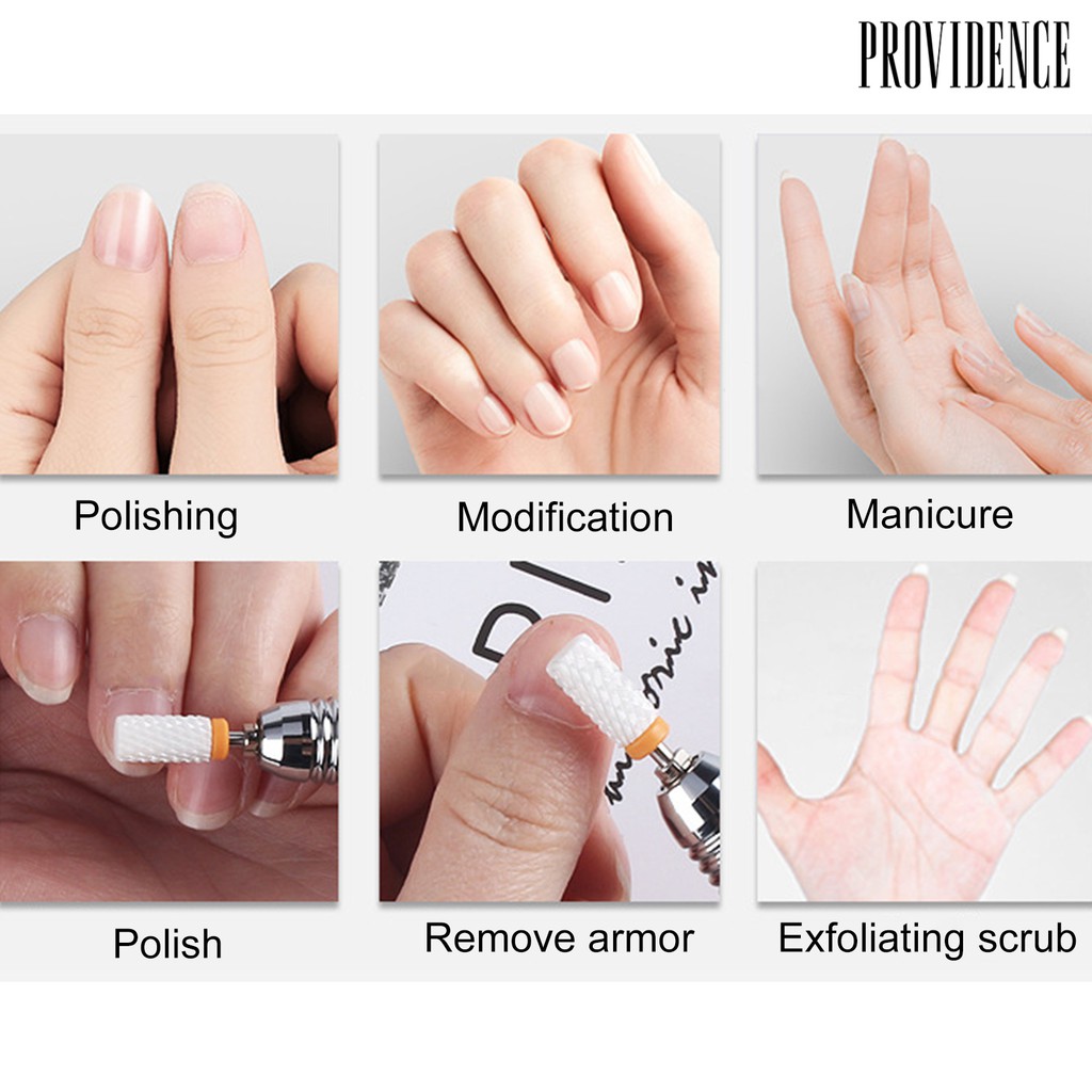 Mata Bor Pengikir Kuku Bahan Tungsten Steel Untuk Manicure / Pedicure