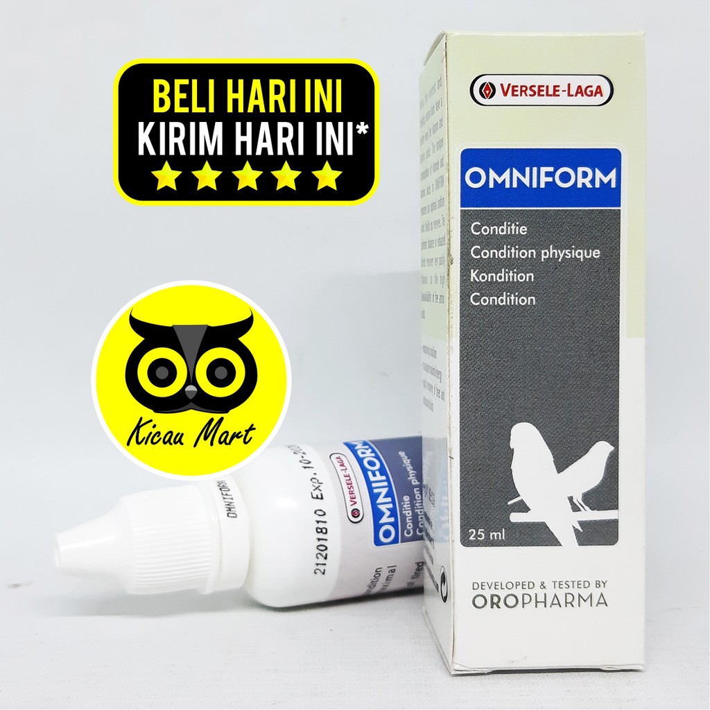 VITAMIN LOMBA BURUNG OMNIFORM VERSELE LAGA OBAT PENGGACOR MURAI KACER PLECI KENARI LOVEBIRD OMNIFORM