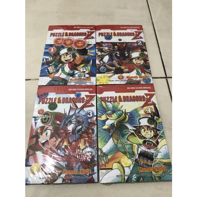 Paket Buku komik puzzle and dragon set
