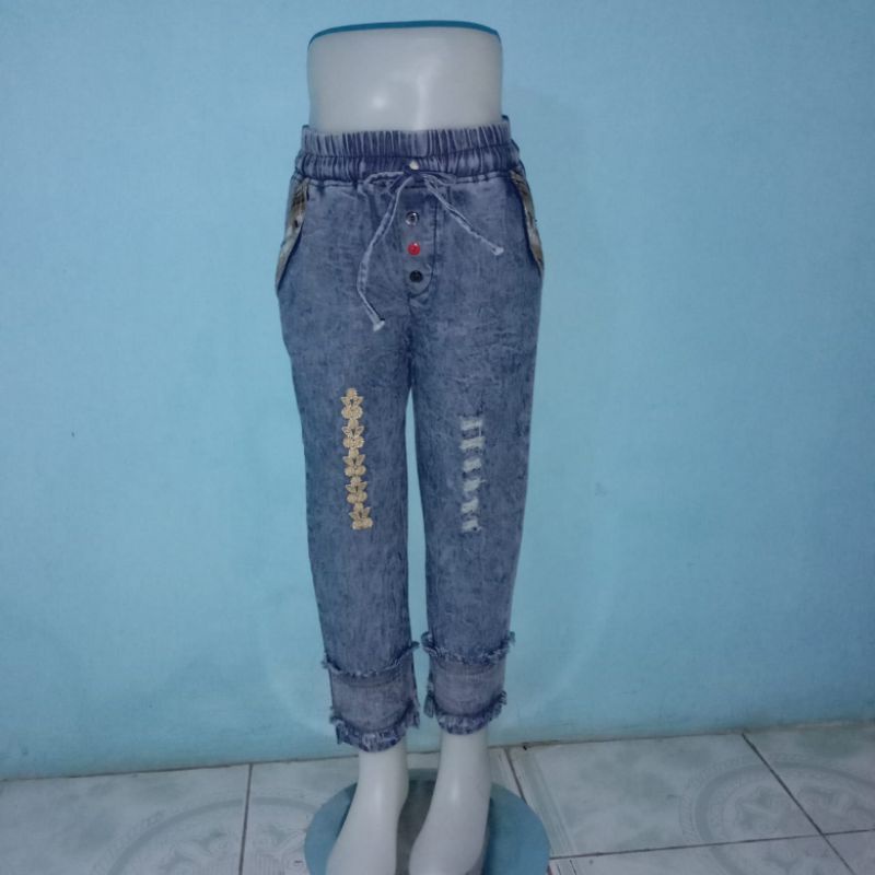 BAGGY PANTS LUNA JEANS ANAK:4--7 THN