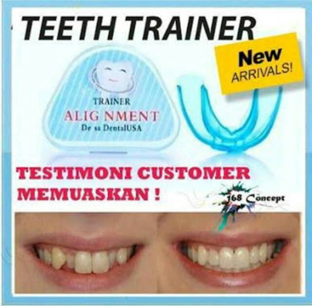 TRAINER ALIGNMENT - SILICONE ORTHODENTIC RETAINER TEETH TRAINER - PERATA GIGI