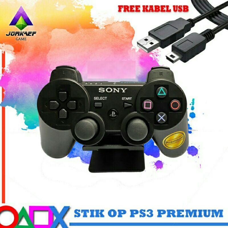 STIK PS3 PREMIUM OP STICK PS3 DS3 best quality original pabrik STICK PS 3 DS3 PREMIUM KUALITAS TERBAIK