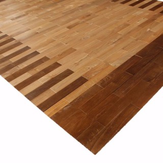 140cm x 200cm Karpet kayu  solid sungkai  motif Tikar  kayu  