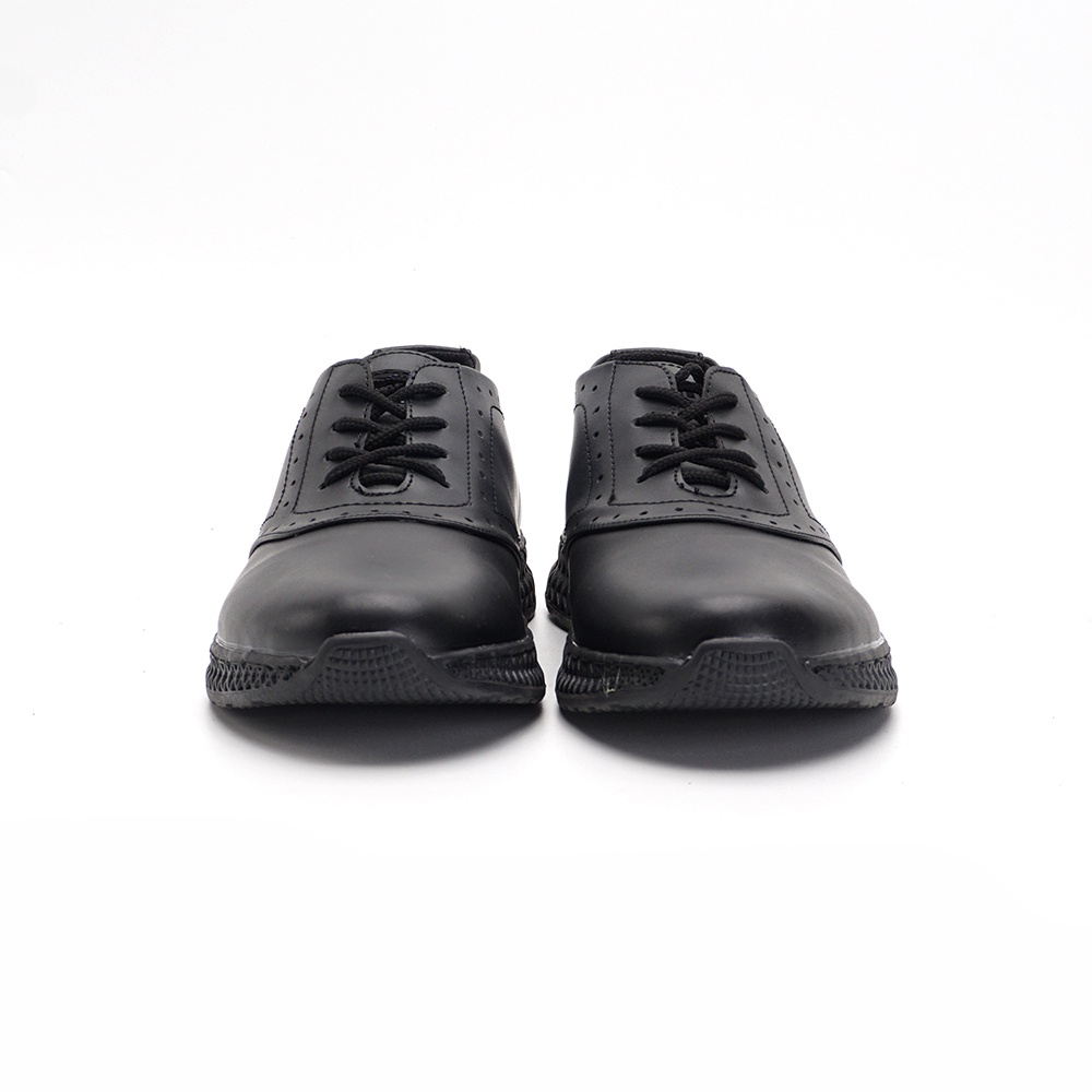 Sepatu Pantofel Pria Formal Sepatu Formal Casual Pria Pantopel Hitam Kerja Kantor Pria Cowok Original - Prime Black