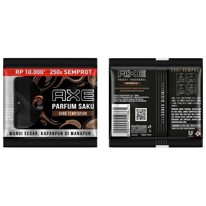Axe Parfume saku 250× semprot