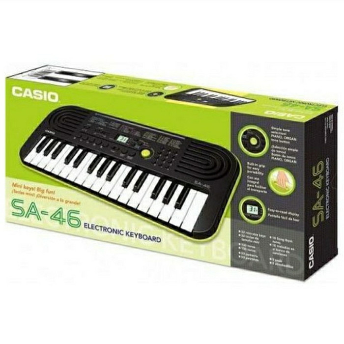 Casio Mini Keyboard Portable SA46 / SA-46 / SA 46