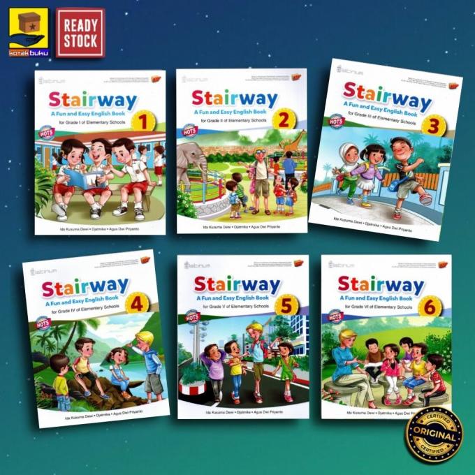 

STAIRWAY SD / STARWAY BAHASA INGGRIS SD KELAS 1 2 3 4 5 6 PLATINUM HOT Star Seller Termurah