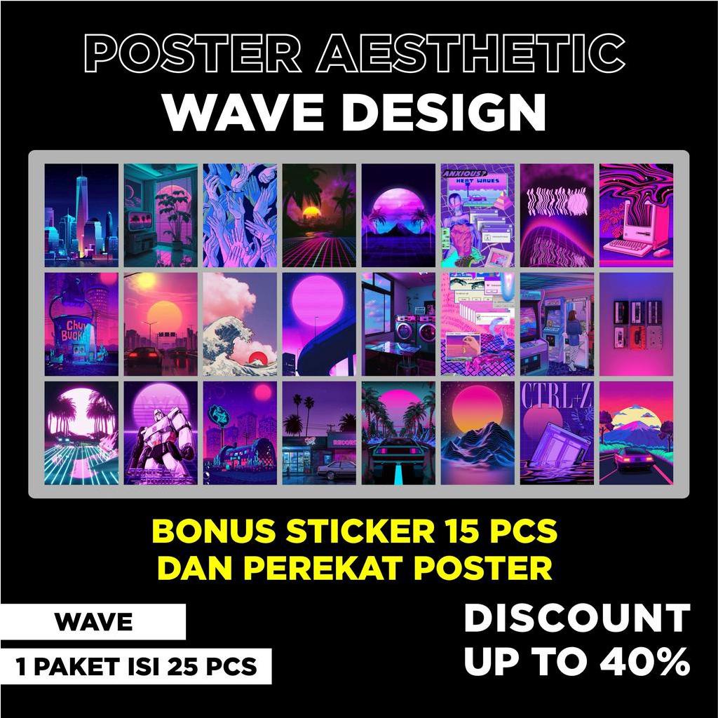 [24PCS] Poster Wavee design