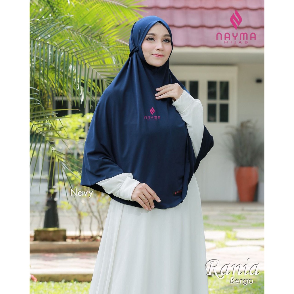 Bergo Rania Bahan Jersey by Nayma hijab-Navy
