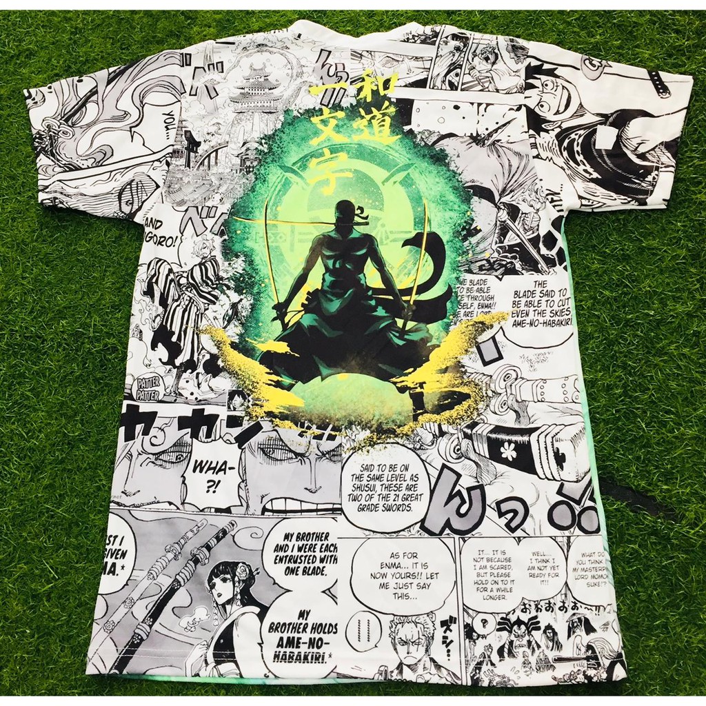 Tshirt Zorojuro Battle Fullprint Anime Onepeice