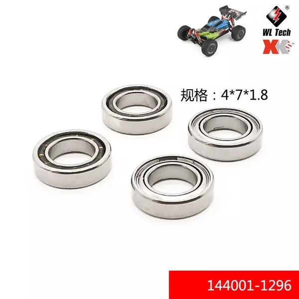 bearing rc 144001 wltoys bahan metal untuk bagian as ban roda