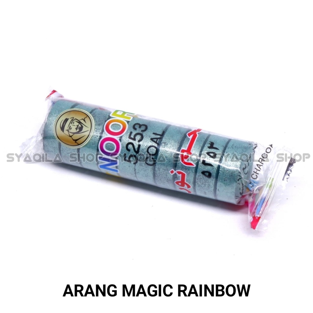 Arang Magic Rainbow Areng Mejik Warna Warni Bara Dupa Bukhur Buhur