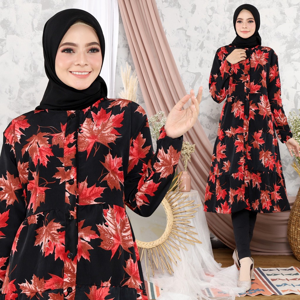 HOPYLOVY - Tunik Wanita Fashionable Delia