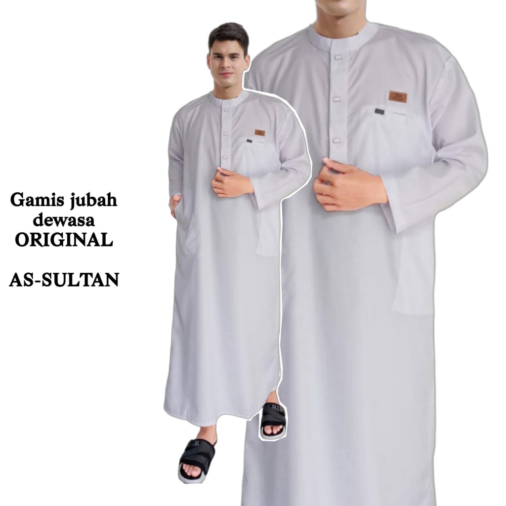 AS-SULTAN/JUBAH PRIA DEWASA EMBOS ORIGINAL PREMIUM/GAMIS LAKI LAKI/BAJU KOKO EMBOS ORIGIANL-4