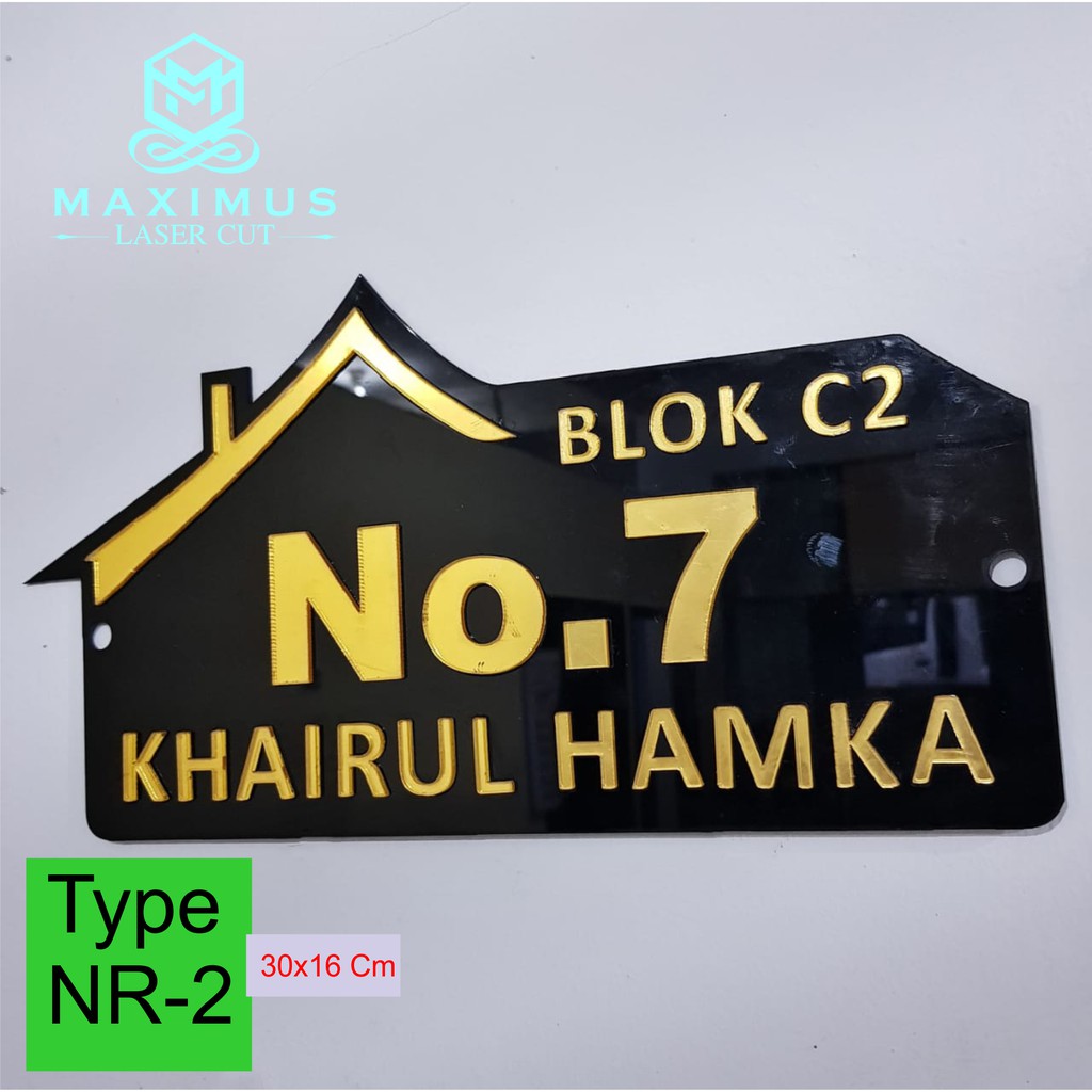 Nomor rumah akrilik | Nomor rumah akrilik custom | Nomor rumah acrylic