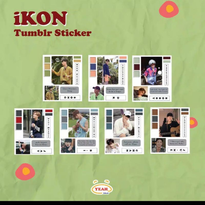 

CASE/CASING STIKER RESIN KPOP IKON