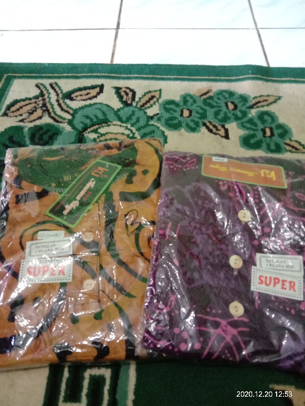 Setelan Celana Panjang Sp Jumbo Kencana Ungu Kuc