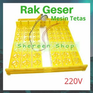 Rak Telur Geser Mesin Tetas Otomatis   Egg Tray With Motor jn8 48 220V   48 Butir Telur   Garansi M