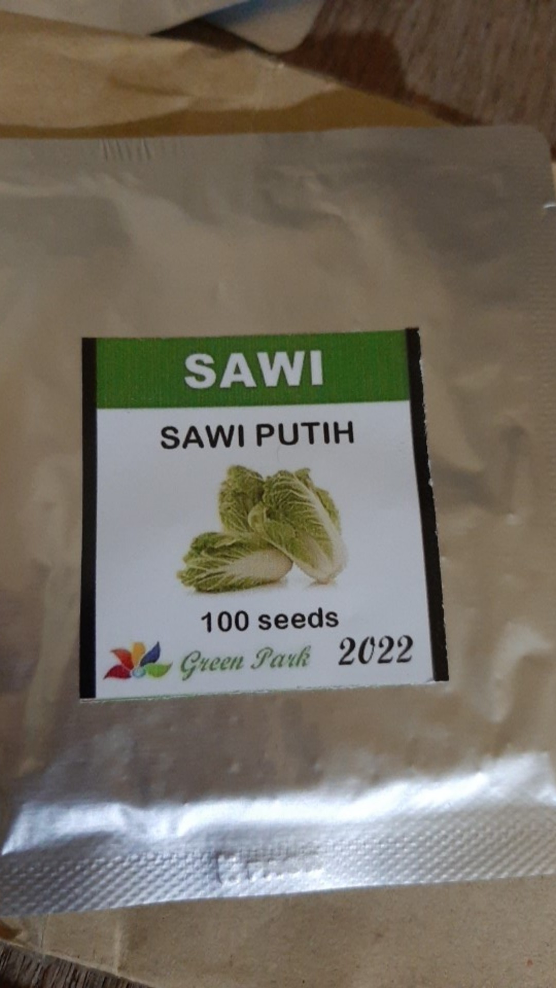 Benih Biji Sawi Putih Pack - 100 Biji - Gp
