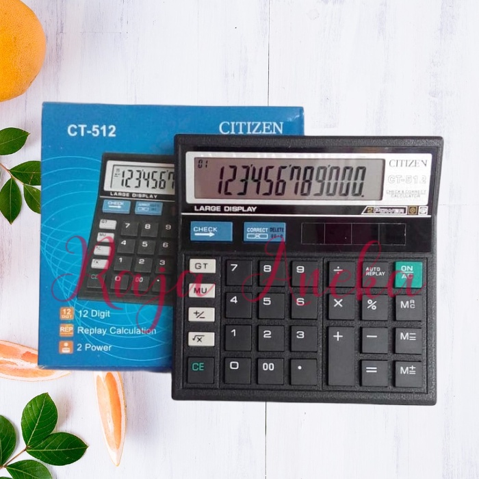 

Kalkulator Calculator Citizen CT-512 12Digit CT 512 12 Digit