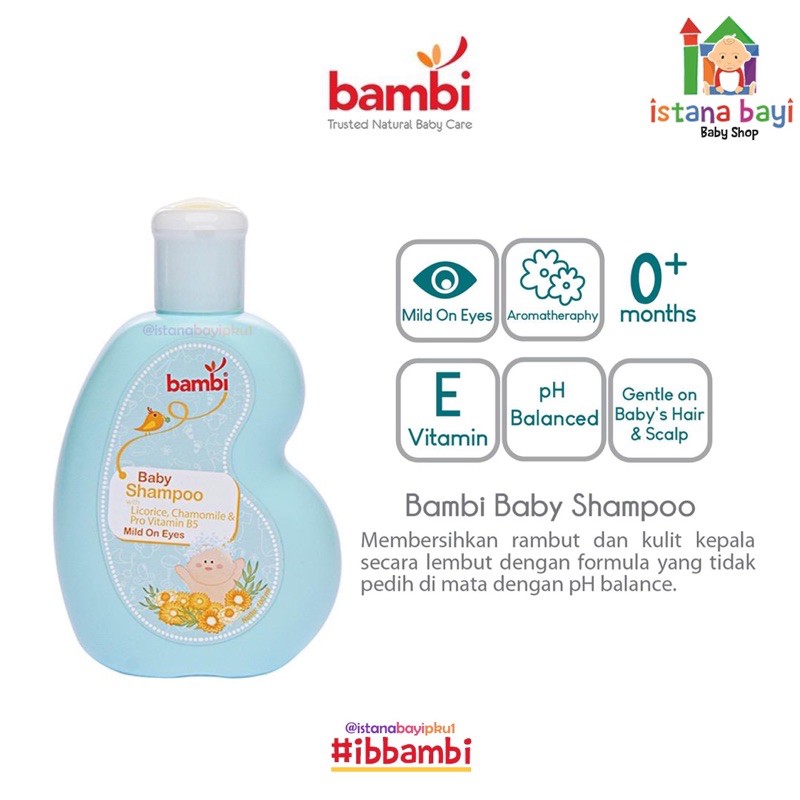 Bambi Shampoo 100 ml - Shampoo bayi