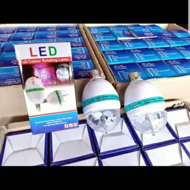 Jual Lampu Disco Warna Warni Led Putar/ lampu led disco mini putar 3