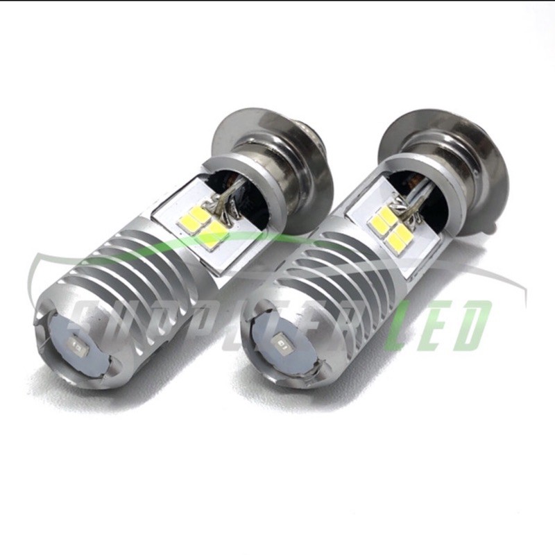 Lampu LED Motor Socket H6 Light Force + Devil Eye PnP