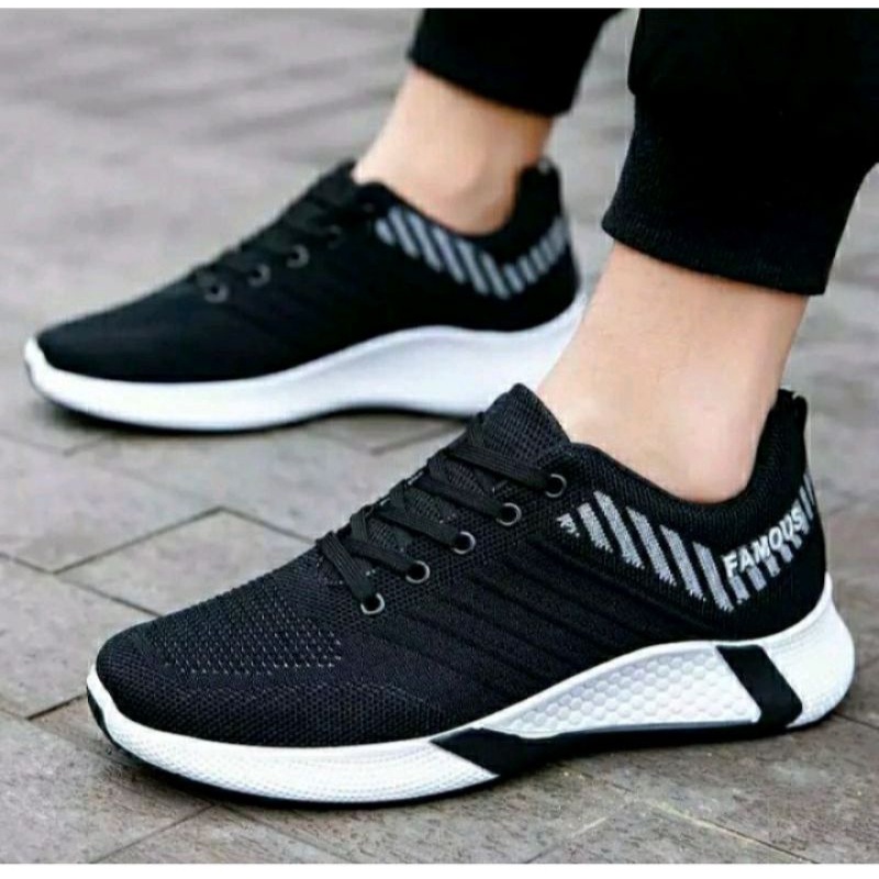 Spatu pria sneakers Sepatu pria Sepatu olahraga Sepatu cowok Spatu pria / wanita TERBARU SEPATU CASUAL PRIA FAMAUS X2