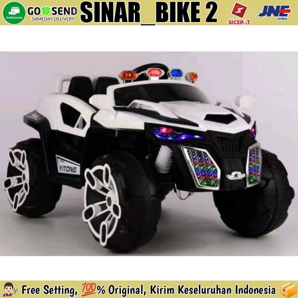 Mainan Mobil Aki Anak Exotic EJP7710 Battery 12V 7Ah Remote Control