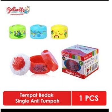 reliable tempat bedak bayi single dengan puff