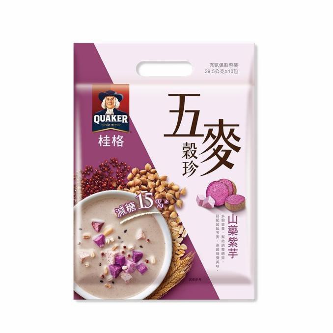 

(COD) Taiwan Quaker high five treasure wheat - purple yam isi 10S