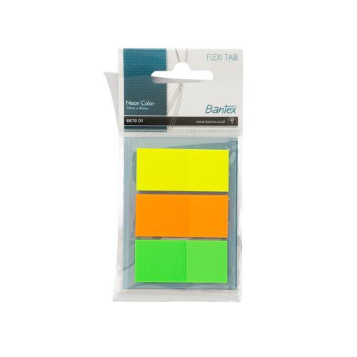

Flexy Tab Bantex 3 Neon Colour Ref 8870 01