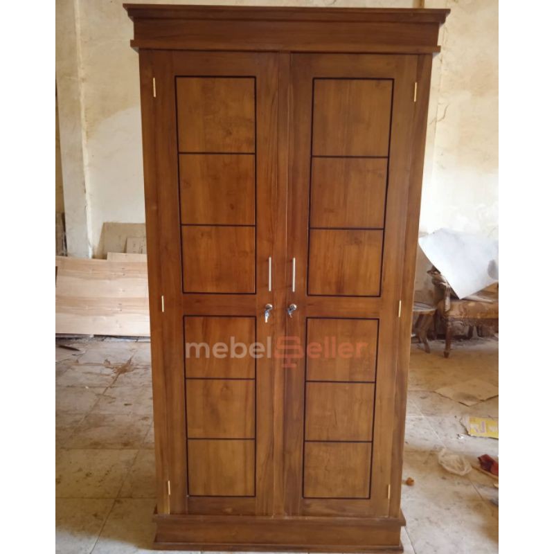 Lemari Minimalis - Lemari Pakaian Minimalis - Lemari 2 Pintu