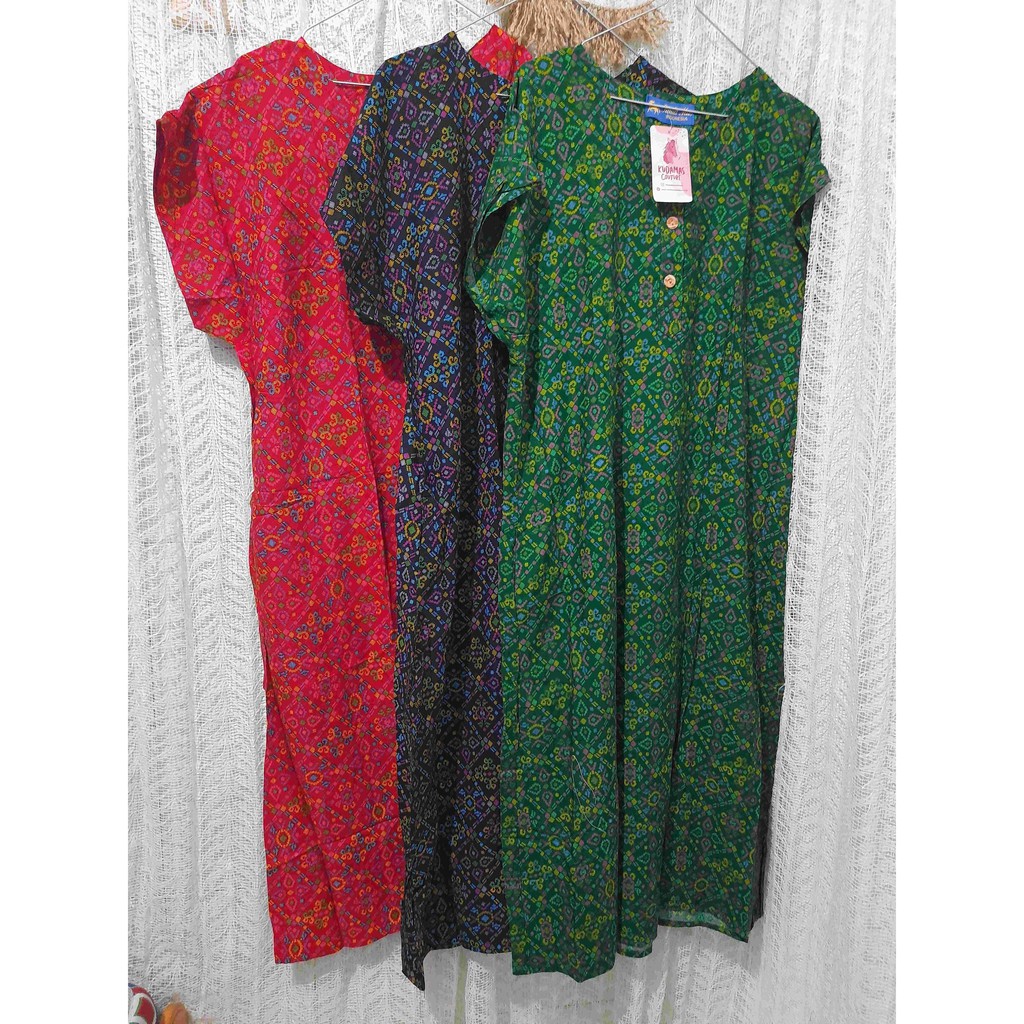 Daster Kuda Mas Couture Lengan Pendek Motif Kekinian Modern