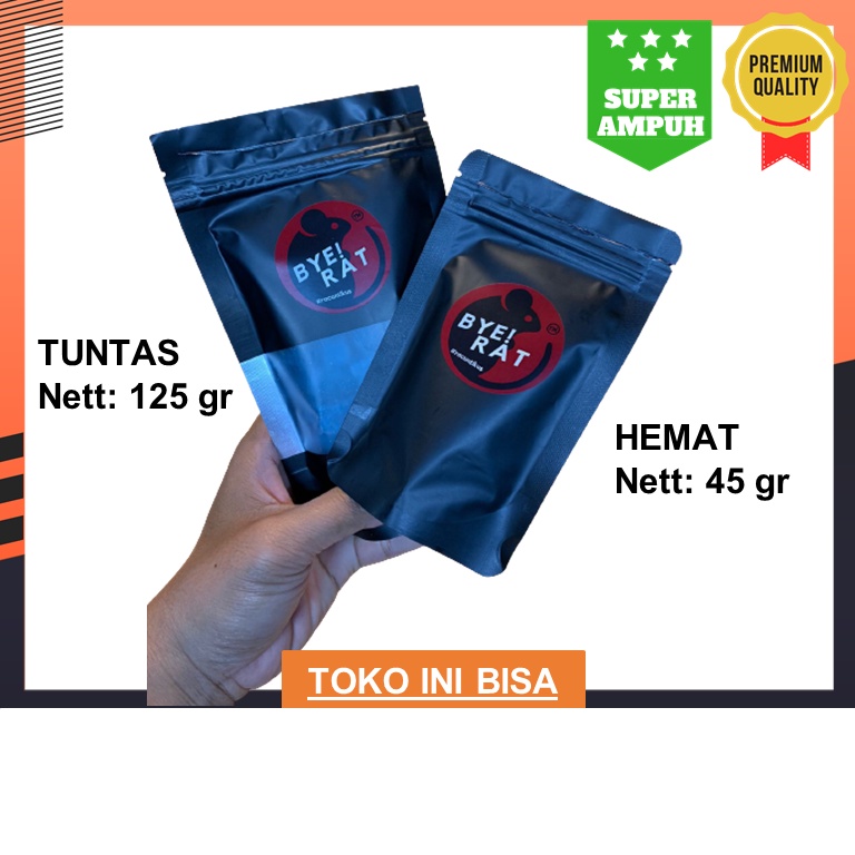 PROMO!! RACUN TIKUS BYERAT PALING AMPUH MATI KERING PEMBASMI TIKUS - 45 gr