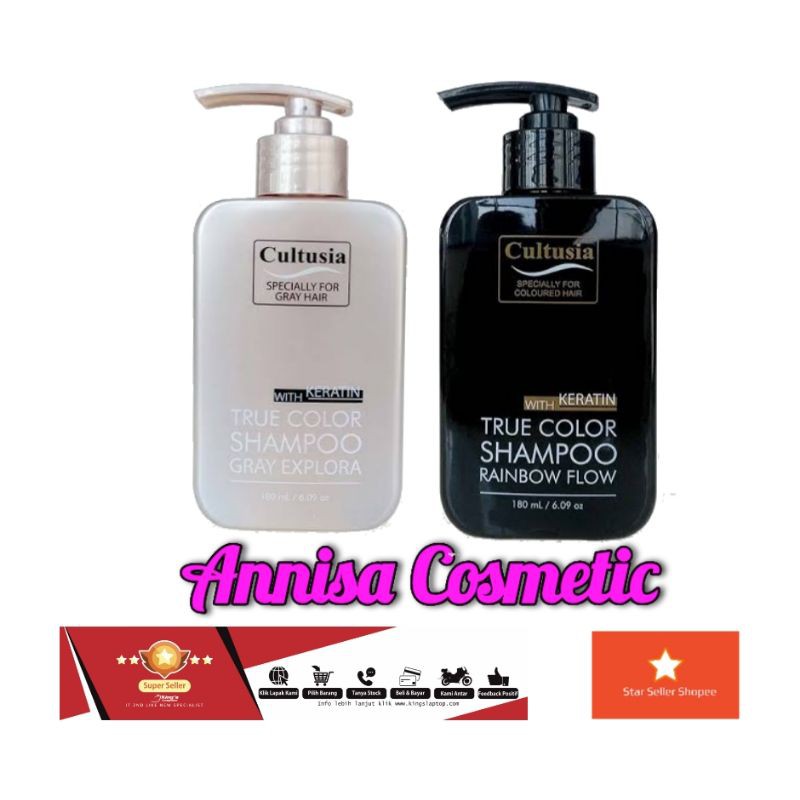 CULTUSIA True Color Shampo | Menjaga Warna Rambut