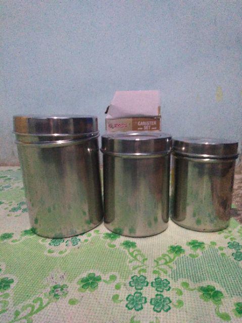 Canister Set Rosh 3 Pcs Wadah Kopi Teh Susu