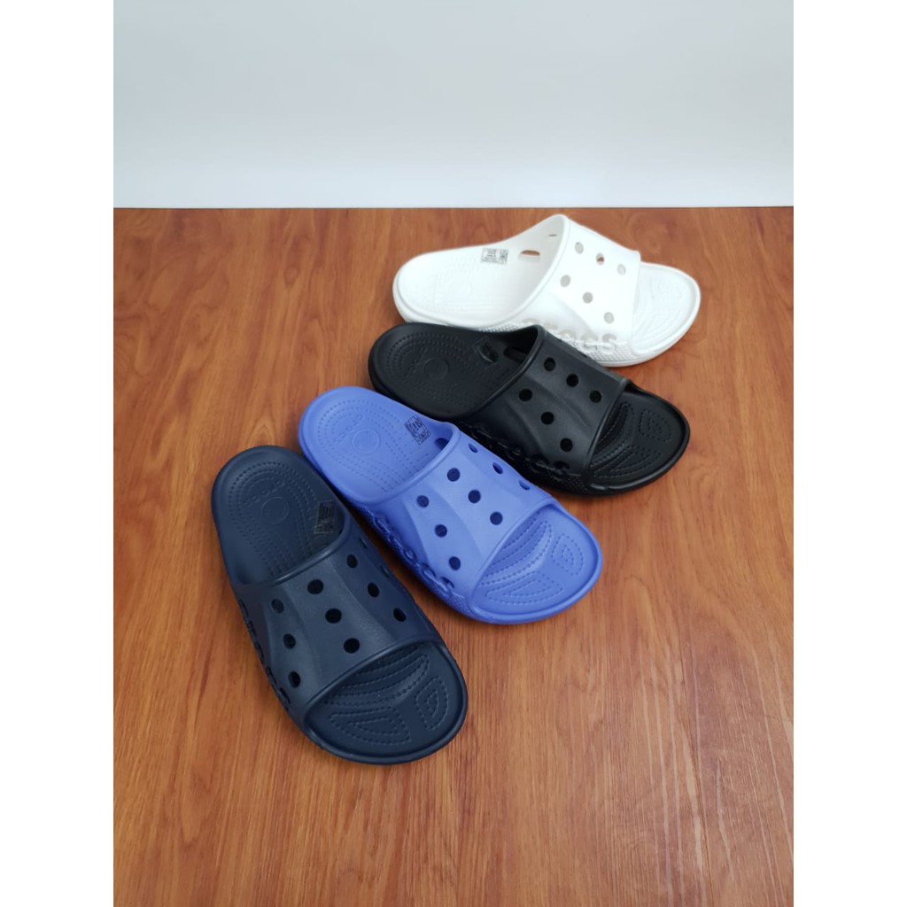 SANDAL CROCS UNISEX / SANDAL CROCS BAYA SLIDE SANDAL PRIA WANITA / SENDAL CROCS SLIDE / CROCS ORI